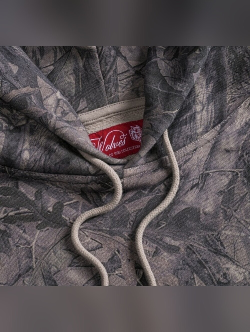 Darc Sport Burnout Bishop Hoodie Driftwood Wolf Forest Camo sz Large - Picture 6 of 14